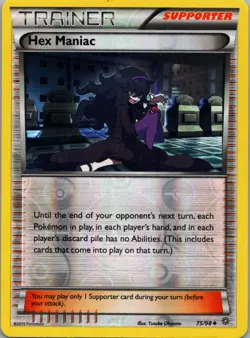 Pokemon TCG Hex Maniac 75a/98 Ancient Origins Rev Holo MP - Image 1