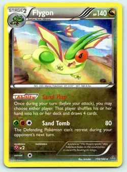 Flygon 110/160 Holo Rare Primal Clash Pokemon 2015 MP - Image 1
