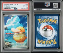 2026 POKEMON ASC EN-ASCENDED HEROES ILLUSTRATION RARE #226 PSYDUCK PSA 10 - Image 1