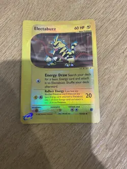 Pokemon TCG Electabuzz Expedition Base Set 76/165 Reverse Holo Uncommon - Image 1