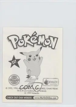 Ash Ketchum Merlin Pokemon Album Stickers #237 1999 - Image 2