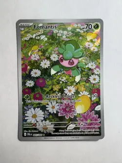 Pokemon Fomantis Pitch Black #085/84 Holofoil Near Mint English - Image 1