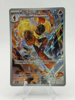 Pokemon Armarouge Pitch Black 086/084 IR Full Art Holo 140 HP Eng 2023 - Image 1