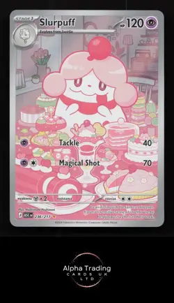 Slurpuff 236/217 Illustration Rare Ascended Heroes Pokemon Holo Near Mint - Image 1