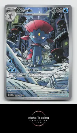 Weavile 228/217 Illustration Rare Ascended Heroes Pokemon Holo Near Mint - Image 1