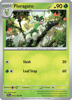 FLORAGATO 014/198 UC SCARLET & VIOLET POKEMON NM/M - Image 1