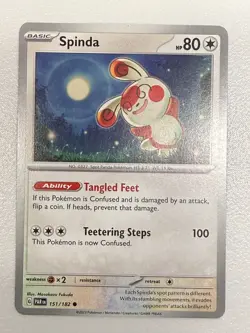 SPINDA 151/182 C PARADOX RIFT POKEMON NM/M - Image 2