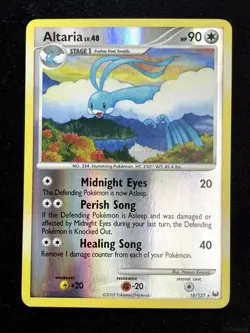 ALTARIA 18/127 RARE PLATINUM POKEMON REVERSE HOLO - Image 1