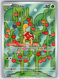 Pokemon Shuckle 136/132 Illustration Rare Mega Evolution English - Image 1