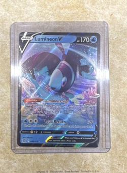 Pokemon TCG Lumineon V 040/172 Brilliant Stars Holo NM English - Image 1