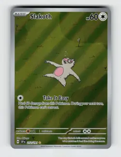 Slakoth 212/191 - Pokemon - Surging Sparks - Holo Illustration Rare - NM - Image 1