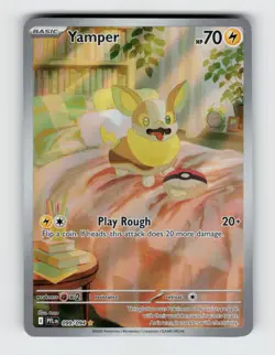 Yamper 099/094 - Pokemon - Phantasmal Flames - Holo Illustration Rare - NM - Image 1