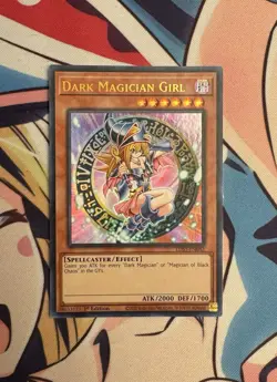 Yugioh Dark Magician Girl LDS3 Ultra Rare 1st Edition NM - Image 1