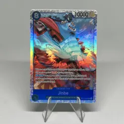 One Piece The Azure Sea's Seven Jinbe SR OP14-049 Foil - Image 1