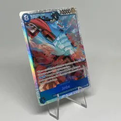 One Piece The Azure Sea's Seven Jinbe SR OP14-049 Foil - Image 2