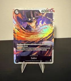 One Piece Sabo PRB02-014 SR Alternate Art Character Foil EN 6000 Power - Image 1