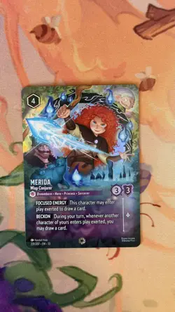 Disney Lorcana Merida Wisp Conjurer Enchanted 231/207 NM - Image 1