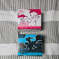 Pokemon Center Black Bolt White Flare Elite Trainer Box ETB TCG New & Sealed - Image 1