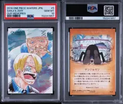 PSA 10 One Piece Wafer Card Sanji & Zeff Our Memories 05 Japanese 2018 Vintage - Image 5