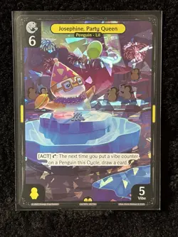 Vibes TCG Josephine, Party Queen ARCTIC FOIL- Legend of the Lils Card # 039 - Image 1