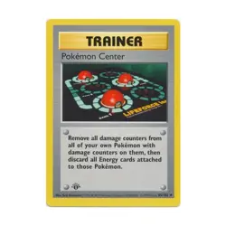 Pokemon Pokemon Base Set (Shadowless) Pokemon Center (U) #85 (1st Ed) EX - Image 1