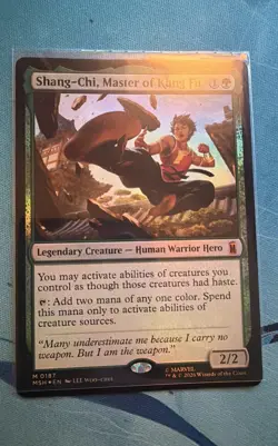 Shang-Chi, Master of Kung Fu Marvel Super Heroes Foil *MINT* - Image 1