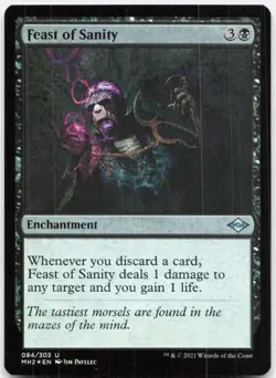 Feast of Sanity 84 Uncommon Modern Horizons 2 Magic: The Gathering Foil NM - Image 1