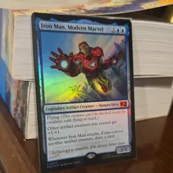Iron Man, Modern Marvel Foil Marvel Super Heroes M 0830, NM MTG - Image 1