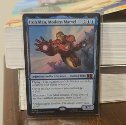 Iron Man, Modern Marvel Foil Marvel Super Heroes M 0830, NM MTG - Image 2