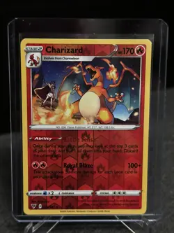 Pokemon TCG Charizard Vivid Voltage 025/185 Reverse Holo Rare - Image 1