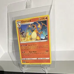 Pokemon TCG Charizard 025/185 SWSH04 Vivid Voltage Reverse Holo Rare 170HP Eng - Image 1