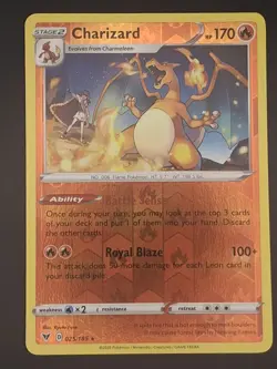 Pokemon TCG Charizard Vivid Voltage 025/185 Reverse Holo Rare - Image 1