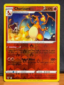 Pokemon TCG Charizard Vivid Voltage 025/185 Reverse Holo Rare - Image 1