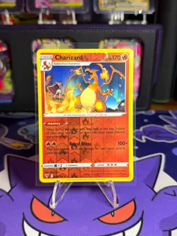Pokemon TCG Charizard 025/185 Vivid Voltage Reverse Holo Rare - Image 1