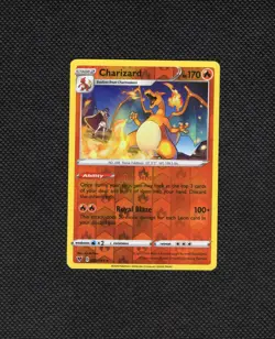 Charizard - 025/185 - Vivid Voltage - Reverse Holo Rare - NM - Pokemon TCG - Image 1