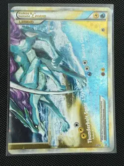 Raikou Suicune Legend 92/95 & 93/95 Top And Bottom HGSS Unleashed Pokemon NM-LP - Image 5