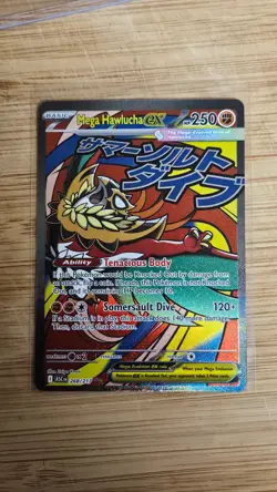 Pokemon Mega Hawlucha ex 268/217 Ascended Heroes MEGA ATTACK RARE Holo EN M/NM - Image 1