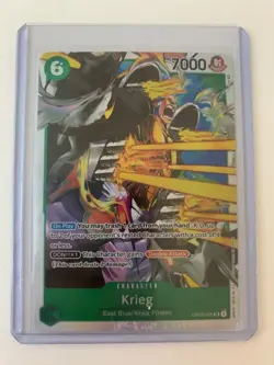 One Piece TCG Don Krieg Art OP03-025 SR Pillars of Strength - Image 1