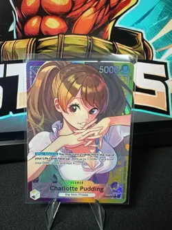 Charlotte Pudding OP08-058 Alt Art Parallel Leader Two Legends One Piece English - Image 1