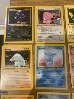 Pokemon Cards Bundle WOTC 1st Edition Rocket Fossil Neo Vintage Joblot X 18 - Image 2