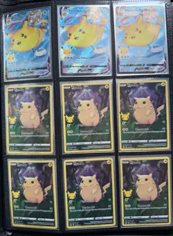 Pokemon 25th Anniversary Celebrations Pikachu Bundle NM (27 Cards) - Image 2