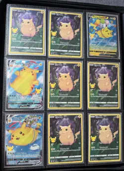 Pokemon 25th Anniversary Celebrations Pikachu Bundle NM (27 Cards) - Image 3