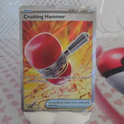 Pokemon TCG - Crushing Hammer 105/084 - Pitch Black - Holo Ultra Rare Card - Image 1