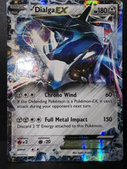 Dialga EX 62/119 XY Phantom Forces EX Rare Holo Holo Pokemon Card LP - Image 2