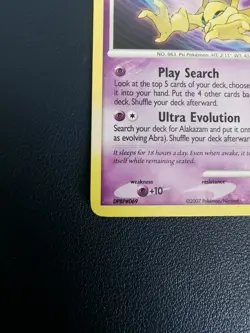 Pokemon Card Abra 69/123 D&P Mysterious Treasures Common - Image 4