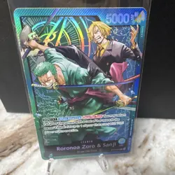 Bandai One Piece Card Game ST12 Zoro & Sanji ST12-001 Leader Holo ENG 5000 - Image 3