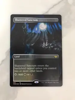 Shattered Sanctum Foil Extended Borderless MTG Magic Gathering Card NM Mint VOW - Image 1