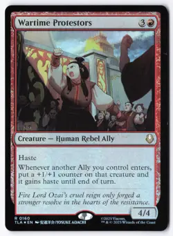 Wartime Protestors 160 Foil Avatar: The Last Airbender - Image 1