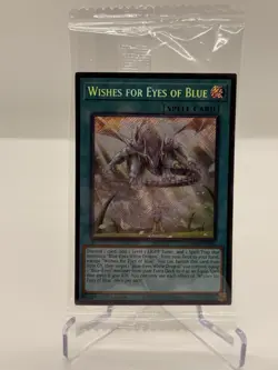 Yugioh Wishes For Eyes of Blue SDWD-EN042 Yu-Gi-Oh! Secret Rare Sealed NM - Image 2