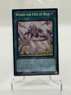 Yugioh Wishes For Eyes of Blue SDWD-EN042 Yu-Gi-Oh! Secret Rare Sealed NM - Image 5